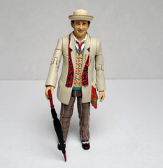 Doctor Who Seventh Doctor (McCoy) Figure (Remembrance) (Cream Suit) (Complete)