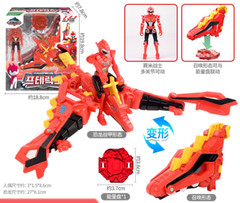 Miniforce Super Dino Power Trans Head Armorbot | T-Rex Dinosaur Robot Figure Toy