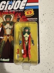 Super7 ReAction+ GI Joe Cobra Serpentor O-Ring Action Figure SDCC Exclusive New