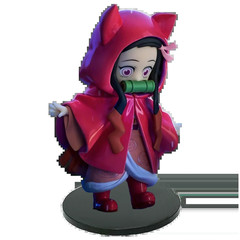 Demon Slayer Plum Rain Series Blind Box Figure Kimetsu no Yaiba Anime PVC Set