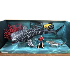 Deep Sea Exploration Divers, Marine Species, Whale Shark Animal Models toys