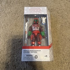 STAR WARS BLACK SERIES HOLIDAY EDITION MANDALORIAN WARRIOR BRAND NEW AND SEALED
