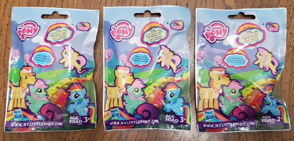 3x My Little Pony Friendship is Magic Wave 9 Rainbow Power Blind Bags set of 3