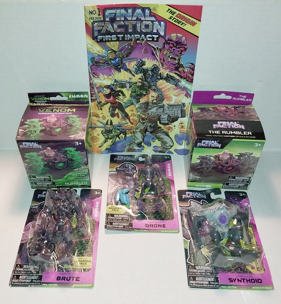NEW! Final Faction VENOM RUMBLER – KHARN (2) – SYNTHOID – FF Comic #1 Lot $8Ship
