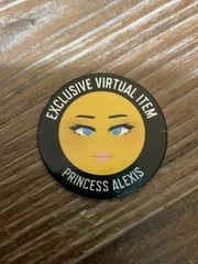 Roblox Princess Alexis FACE Code Only Celebrity Series 8 Jazwares *Messaged*