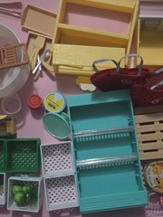 Mostly Miniverse Lot-used Please See Pics, Furniture, Molds, Accessories, Etc