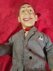 Vintage 1987 Pee-Wee Herman Talking Pull String Doll 16” Paul Reubens Work Voice