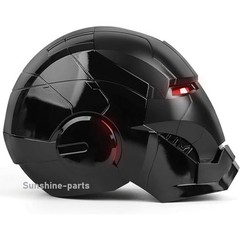 2025 Iron Man MK5 1:1 Helmet Wearable Voice-control Mask Cosplay Black AUTOKING