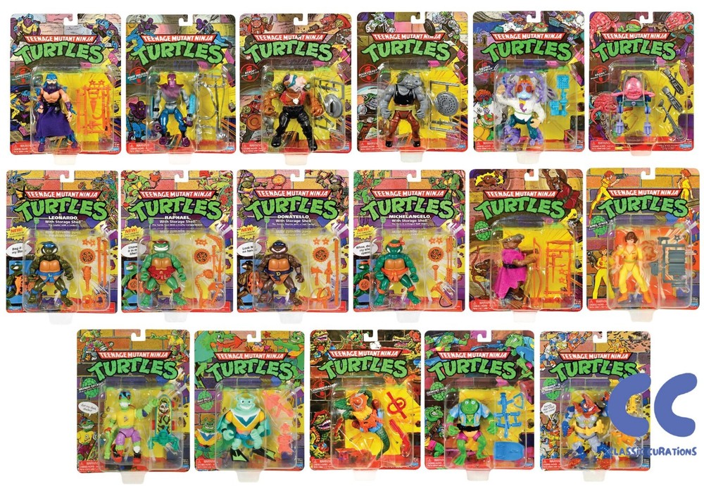 TMNT Playmates Teenage Mutant Ninja Turtles Classic 4″ Action Figures – You Pick