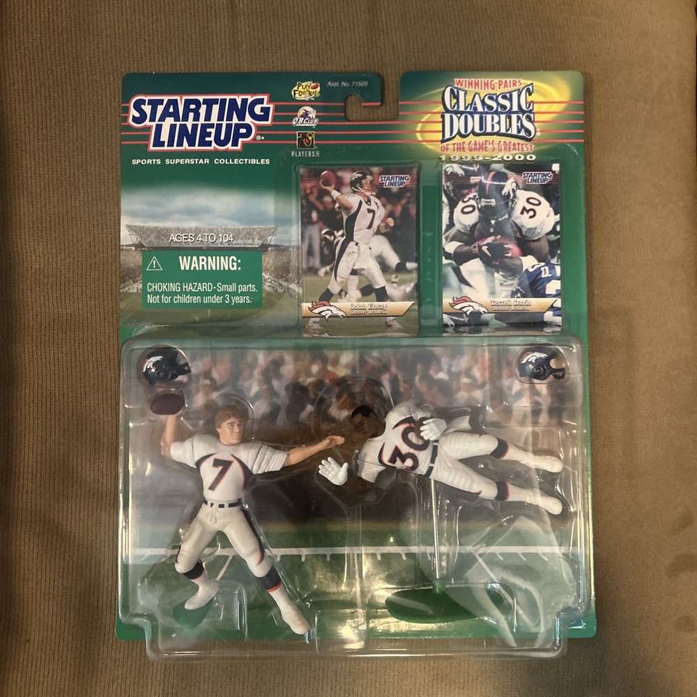 Starting Lineup John Elway/Terrell Davis Classic Doubles Denver Broncos 1999