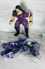 WWE Stomp Accessories Lot Figure Weapons Rock Stone Cold Undertaker Space WWF