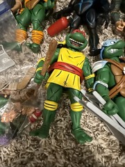 Neca TMNT lot If 7 Action Figures. Come With Some Of There Accessories See Pics