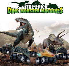 Dinosaur Toy Pull Back Cars 6 Pack Dinosaur Boy Toys Age 3,4,5,6,7 Dino T-Rex Ga