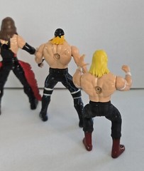 Vintage 1998 Toy Biz WCW Die Cast Metal/Plastic Wrestling Figures Lot Of 7 WWE