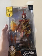 Netflix Avatar The Last Air Bender Gordon Cormier & Dallas Liu Signed Figures
