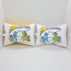 VINTAGE MY LITTLE PONY G1 PAIR INFLATABLE FLOAT BANDS SWIM HASBRO 1984 NONUSE