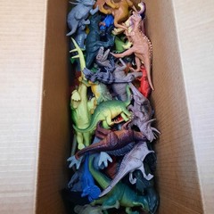 Dinosaur Action Figures Lot Jurassic Bundle Collection Toy Set Junk Drawer VTG.