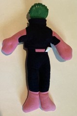 Vintage 13″ Plush Joker Doll Window Cling Plastic Face Retro Batman Villain