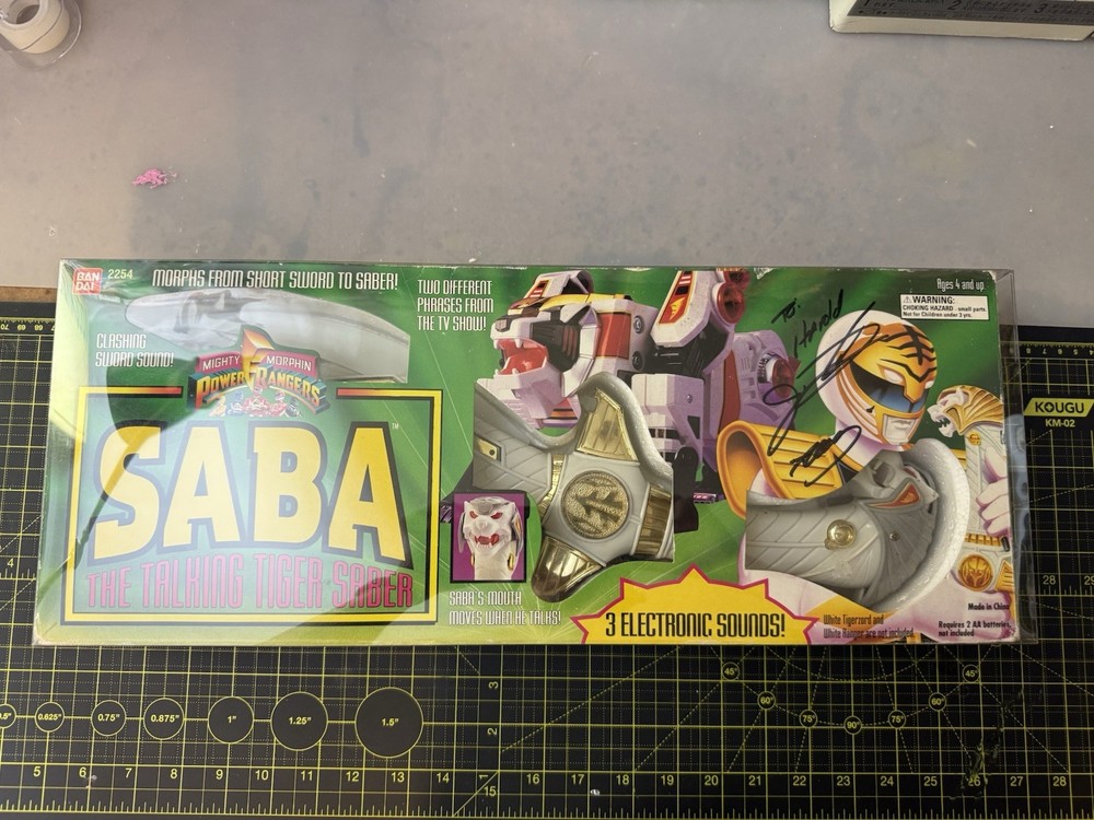 Mighty Morphin Power Rangers 1994 SABA Signed Autographed Jason David Frank JDF