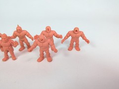 80’s M.U.S.C.L.E. Men Kinnikuman Flesh Color 2″ Bermuda Lot Of 6 Godofon Eric