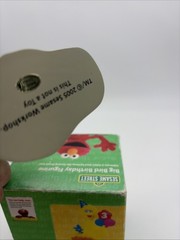 Vtg Sesame Street Big Bird Birthday PVC Figure 3 Years Gums 2005