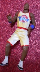 Lot: Shaquille Oneal Downtwon Action Figure, Dreamteam + Sticker Book NBA Sports