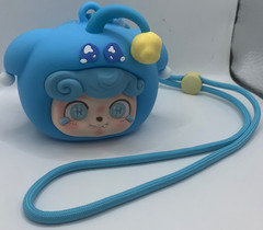 Jotoys Q.Kid Emotional Monsters Series Blind Box Rubber Earphone Bag Sadness