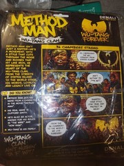 DENALI COLLECTIBLES Rare Custom WU-TANG METHOD MAN Figurine Black Blue Yellow