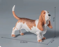 Basset Hound Dog Animal Toy PVC Action Figure Kids Toys Party Doll Gifts