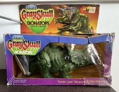 MASTERS OF THE UNIVERSE BIONATOPS DINOSAUR TRICERATOPS 1986 GRAYSKULL VTG NIB