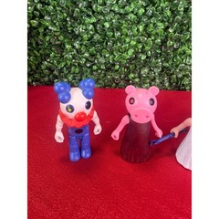 Roblox Piggy Series 1 Action Figure Bundle – Piggy, Clowny, Dinopiggy PhatMojo