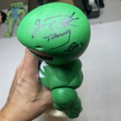 Power Rangers – Star Toys-14″ – Green Power Ranger- Signed by Jason David Frank