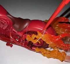 Marvel Legends Ghost Rider’s MOTORCYCLE Flaming Hellcycle Riders Johnny Blaze