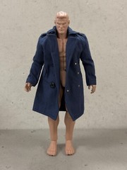 PB-PECT-NV: 1/12 Navy Wired Pea Coat for 6″ muscular body action figure
