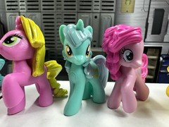 My Little Pony MLP G4 Mini Pony Shimmer Fluttershy Yellow Lot Of 8 Mini Figures