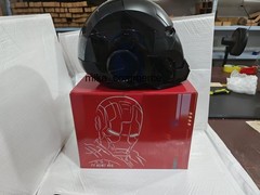 Iron Man Full Black Helmet MK5 1/1 Electronic Voice-controlled Mask Cosplay Prop