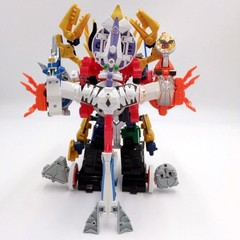 BANDAI Mini pla Megazord Power Rangers Samurai Super Sentai Shinkenger Haoh set