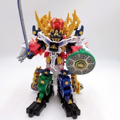 BANDAI Mini pla Megazord Power Rangers Samurai Super Sentai Shinkenger Haoh set