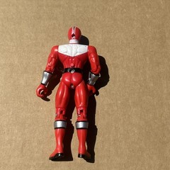 Red Power Ranger 2009 Bandai 6” Action Figure Poseable No Accessories
