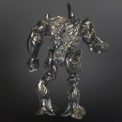 2022 Final Faction Kharn Brute Limited Edition Venom Figure Black Green 6” B21