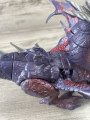 Vintage DragonHeart Medusa Dragon Purple Gold Figure Kenner 1996 2 Head
