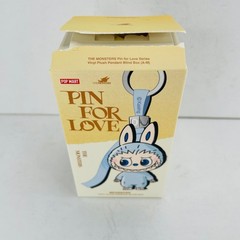 POP MART Labubu The Monsters Pin For Love Series Mini Vinyl Plush Doll Pendant B