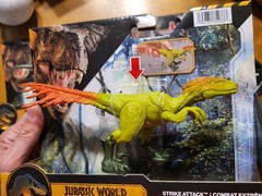 Jurassic World Survival Strike Attack DROMAEOSAURUS Park Dinosaur Mattel