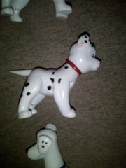 Vintage Justoys Bend-Ems 101 Dalmatians 6-Piece Gift Set: Bendable Figures