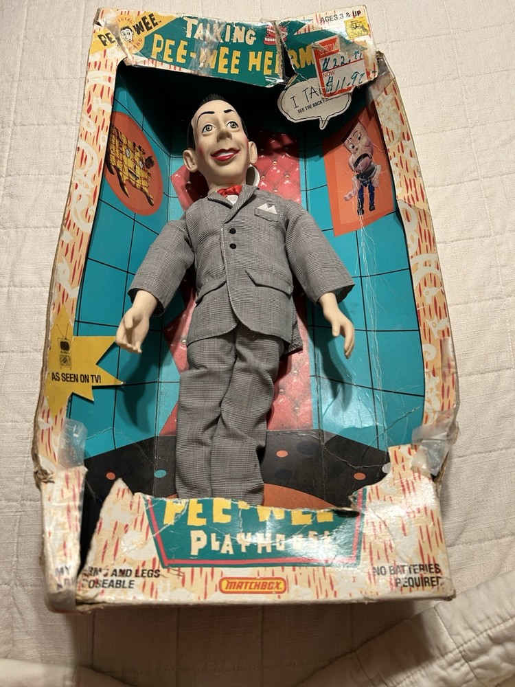 1987 Matchbox Pee Wee Herman Pee-Wee’s Playhouse Talking doll