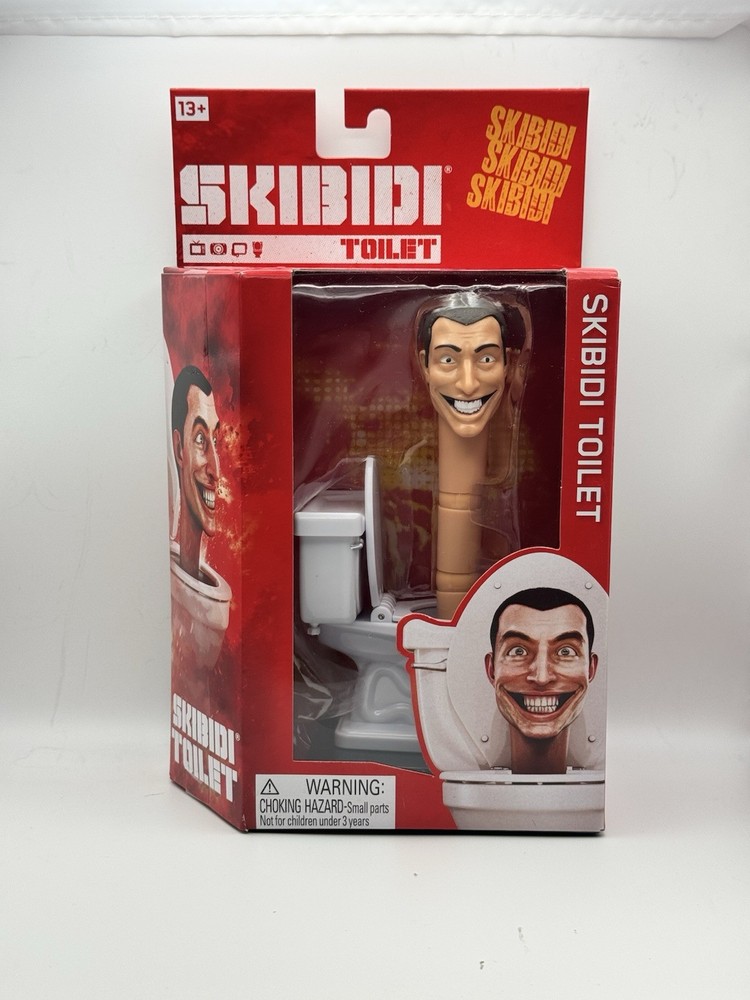 Skibidi Toilet Figure – Viral Meme Toy – Funny YouTube Character – Brand New