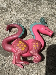 1974 Little People Toy Castle Pink Dragon Figure