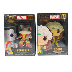 Funko Pop! Marvel’s X-Men, Colossus #11 & Rogue #13 Enamel Pins