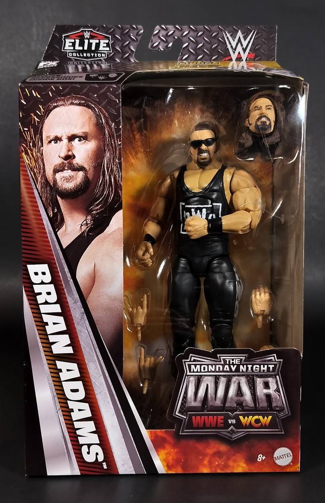WWE Elite Monday Night War Series 11 Brian Adams With BAF Piece 2026 New