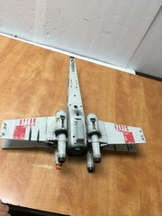 Star Wars Luke Skywalker’s X-Wing Fighter 1998 WORKING missing missiles &